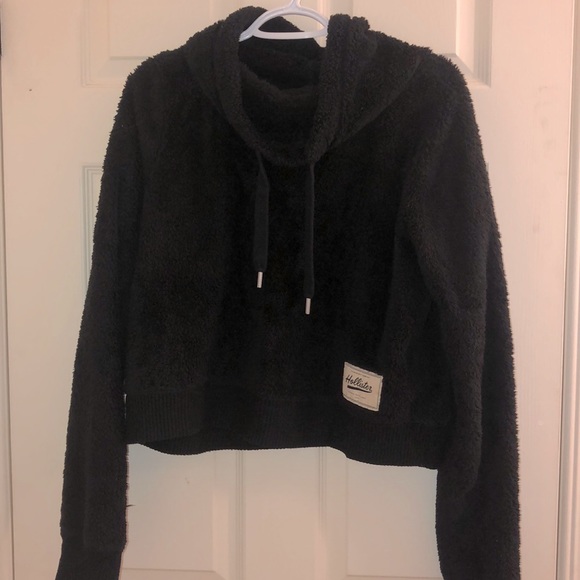 HOLLISTER fuzzy cowl-neck sweater - Picture 1 of 4